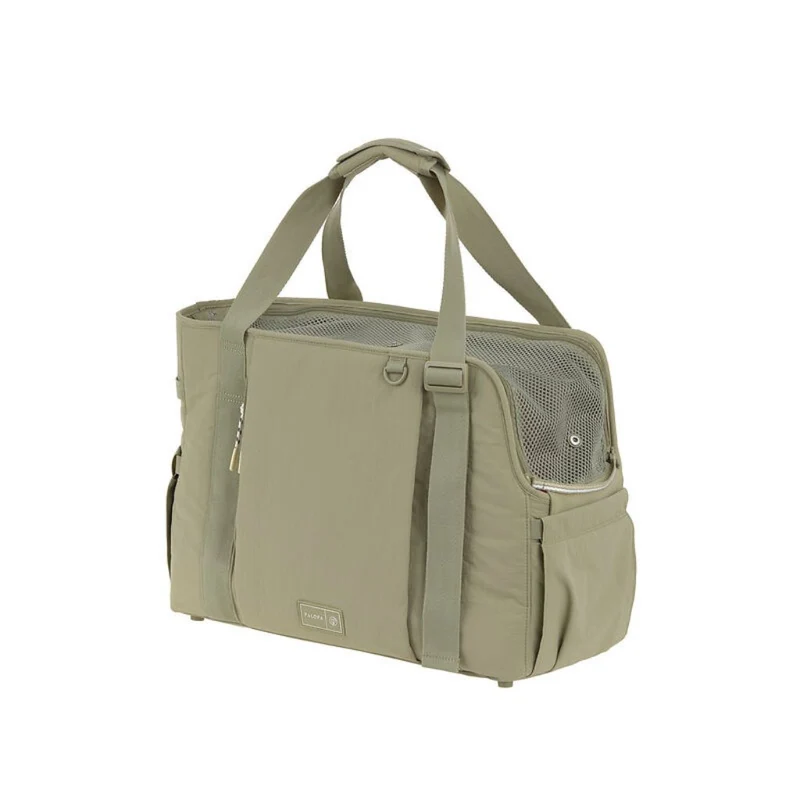 Hundetragetasche Weda Crinkled Pale Olive