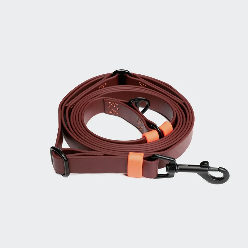 Freihandleine BioThane Ipanema Dark Aubergine