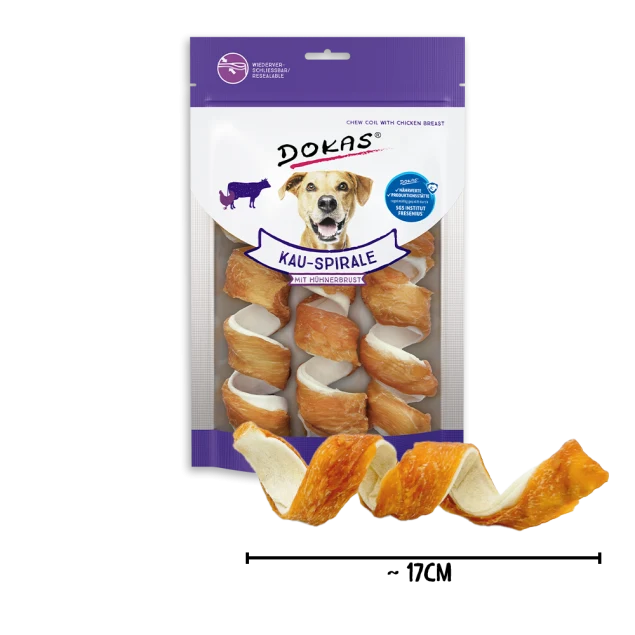 Hunde Snack Kauspirale