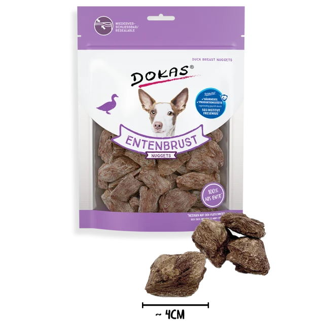Dokas Entenbrust Nuggets gefriergetrocknet