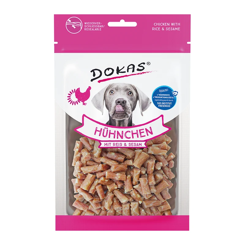 Dokas Hühnchen mit Reis & Sesam 70g