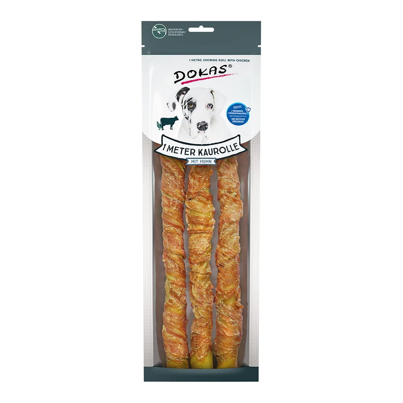 Dokas Kaurolle mit Huhn (Rinderhaut) 315g