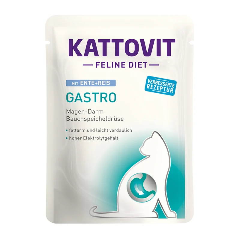 Kattovit Gastro Ente & Reis 85g