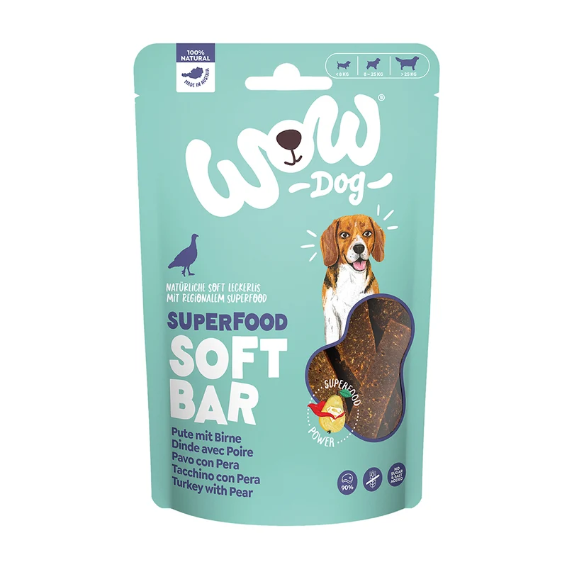 WOW Dog Soft Bar Pute 150g