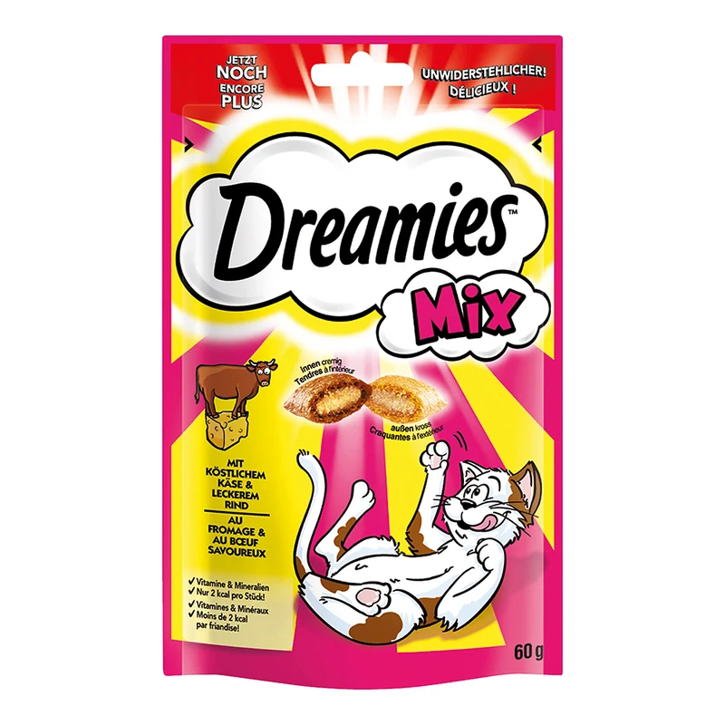 Dreamies Mix Käse & Rind 60g