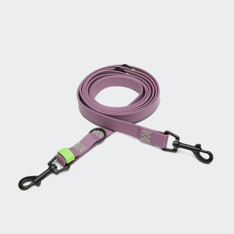 Hundeleine verstellbar BioThane Ipanema Lilac