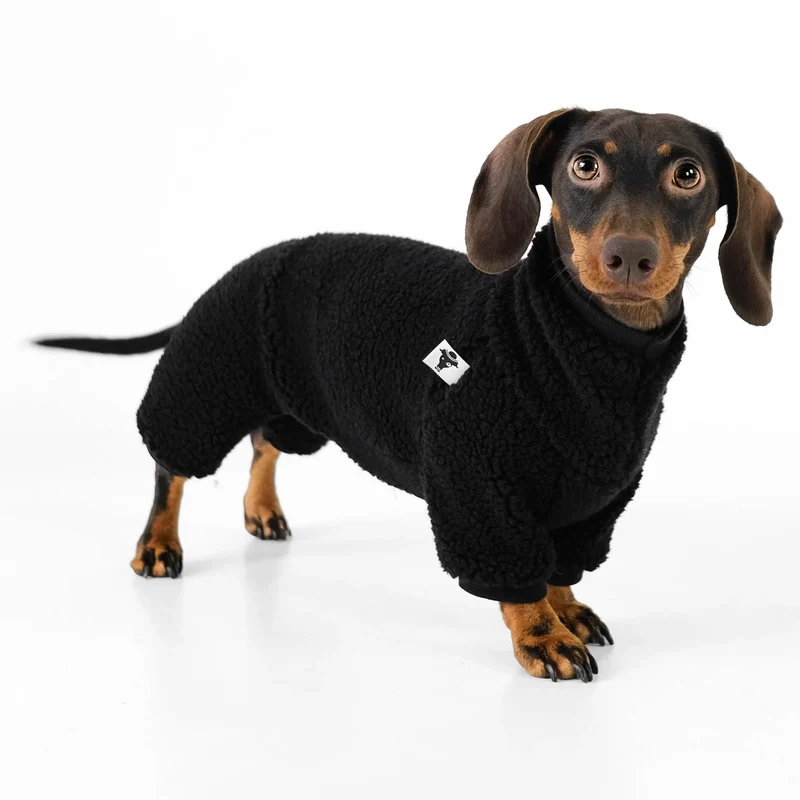 TEDDY Overall für Dackel Schwarz