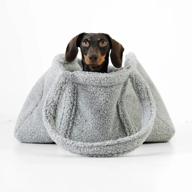 Hundetragetasche Teddy Shopper Grey