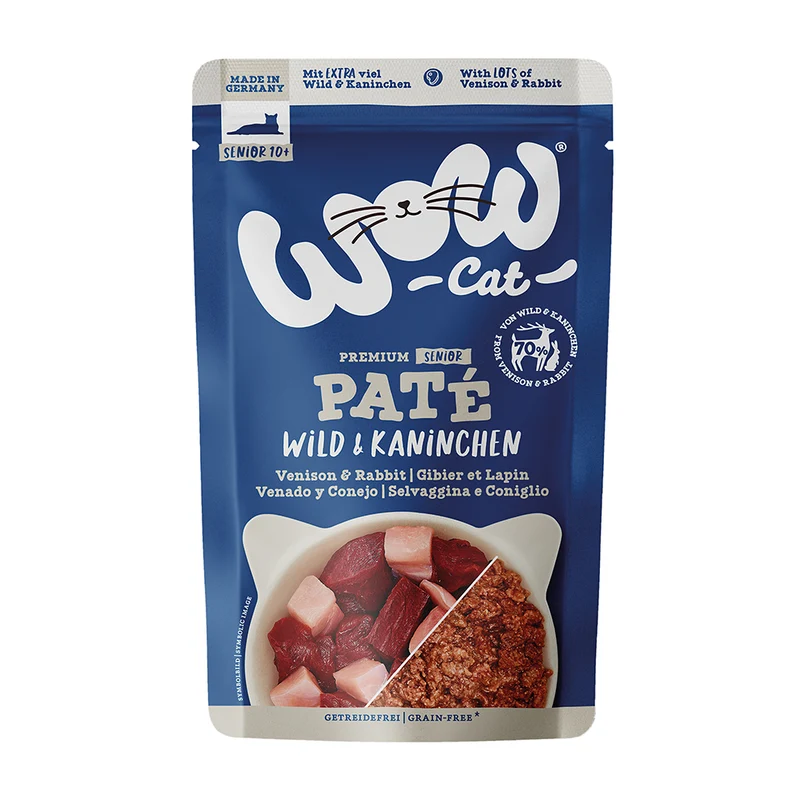 WOW Cat Senior Wild & Kaninchen