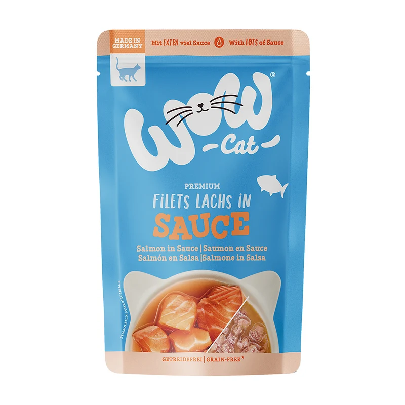 WOW Cat Lachs in Sauce 85g