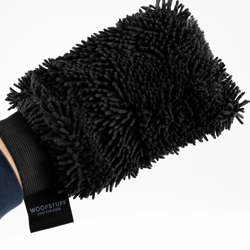 Hunde-Trockenhandschuh Quick Dry Anthrazit