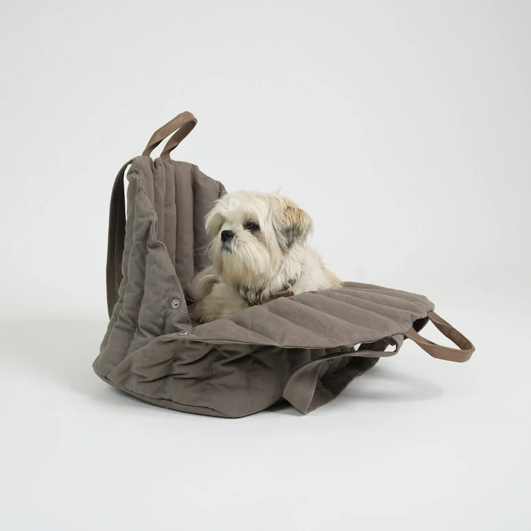 Hundetragetasche Elva Taupe