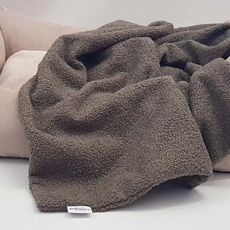 Hundedecke Plaid Curly Stone