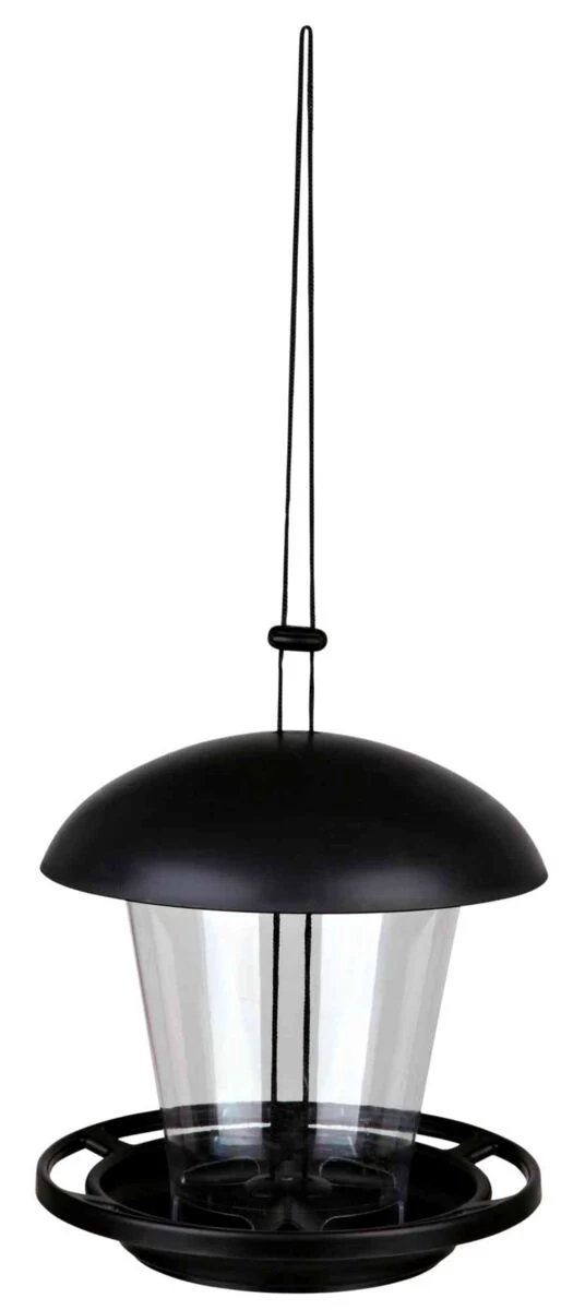 Futterampel zum Aufhängen, schwarz 900 ml/17 cm