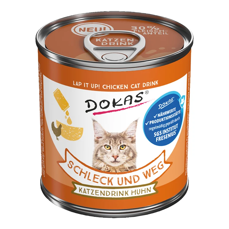 Dokas Schleck und weg Katzendrink Huhn 100g