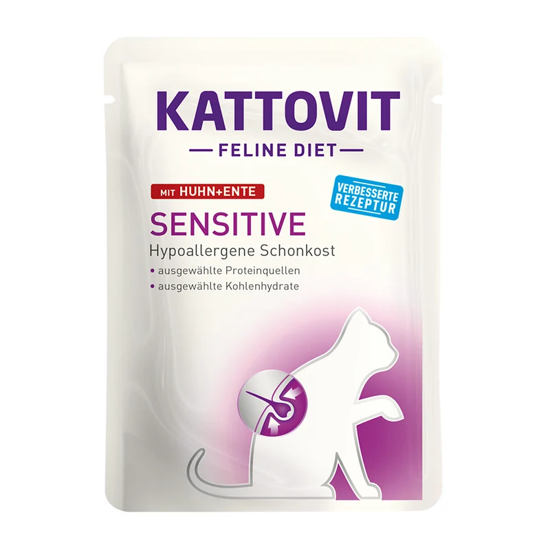 Kattovit Sensitive Huhn & Ente 85g