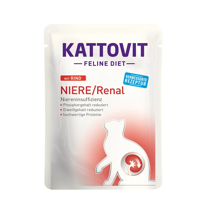 Kattovit Niere/Renal mit Rind 85g