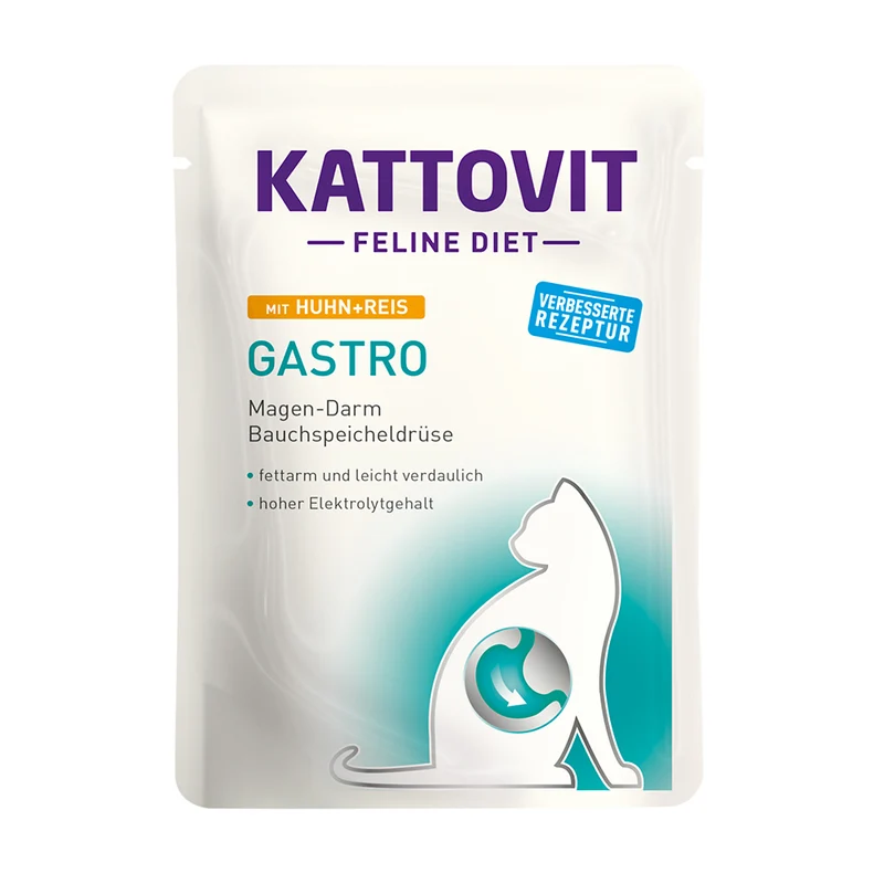 Kattovit Gastro Huhn & Reis 85g