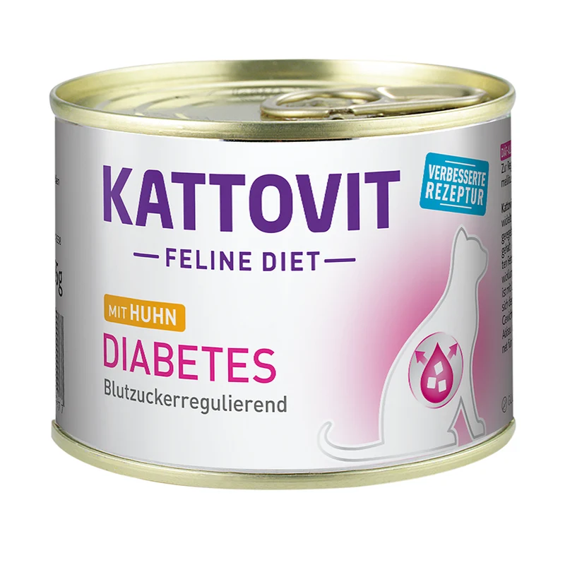 Kattovit Diabetes Huhn 185g