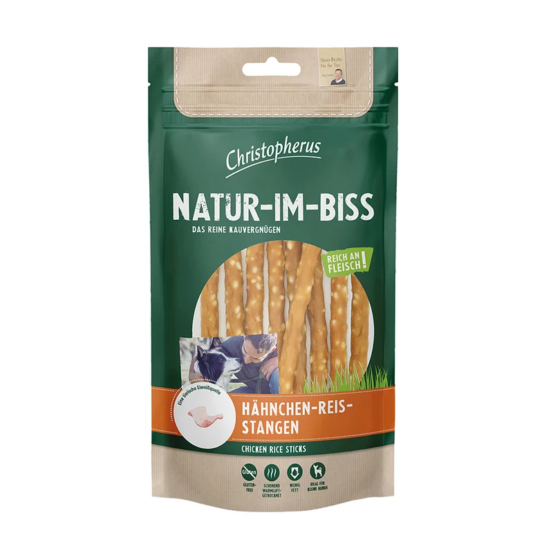 Christopherus Hähnchen-Reis-Stangen 70g