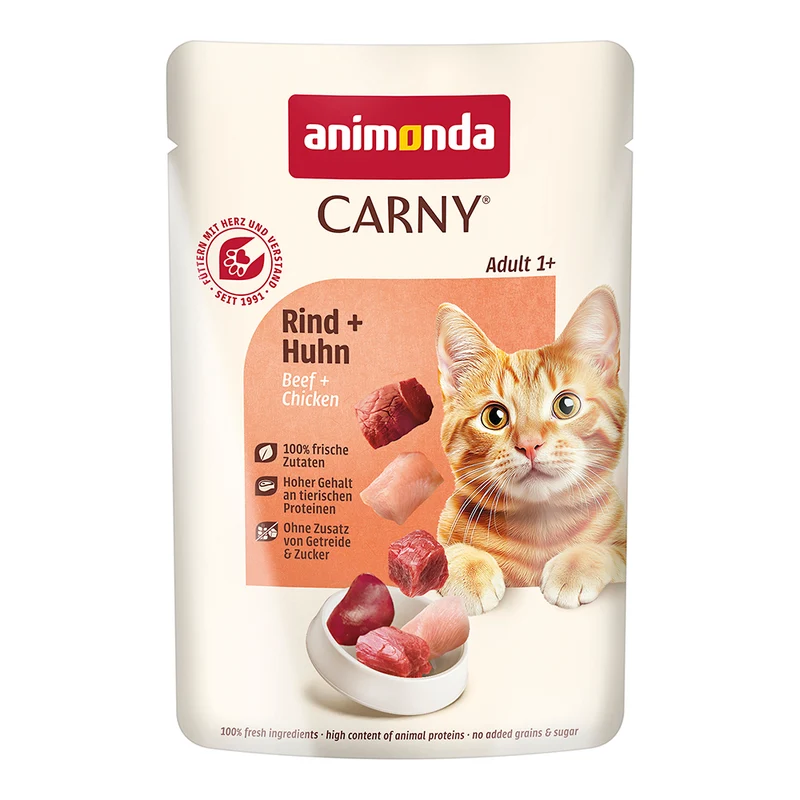Animonda Carny Adult Rind & Huhn Pouch 85g