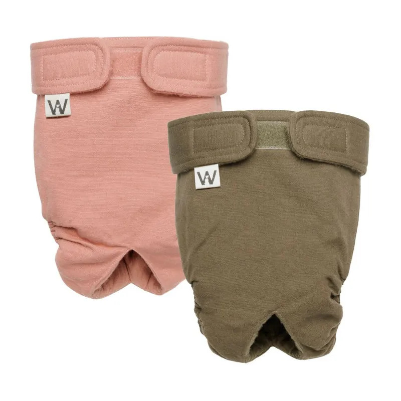 Läufigkeitshöschen 2er Bundle Rosé & Olive