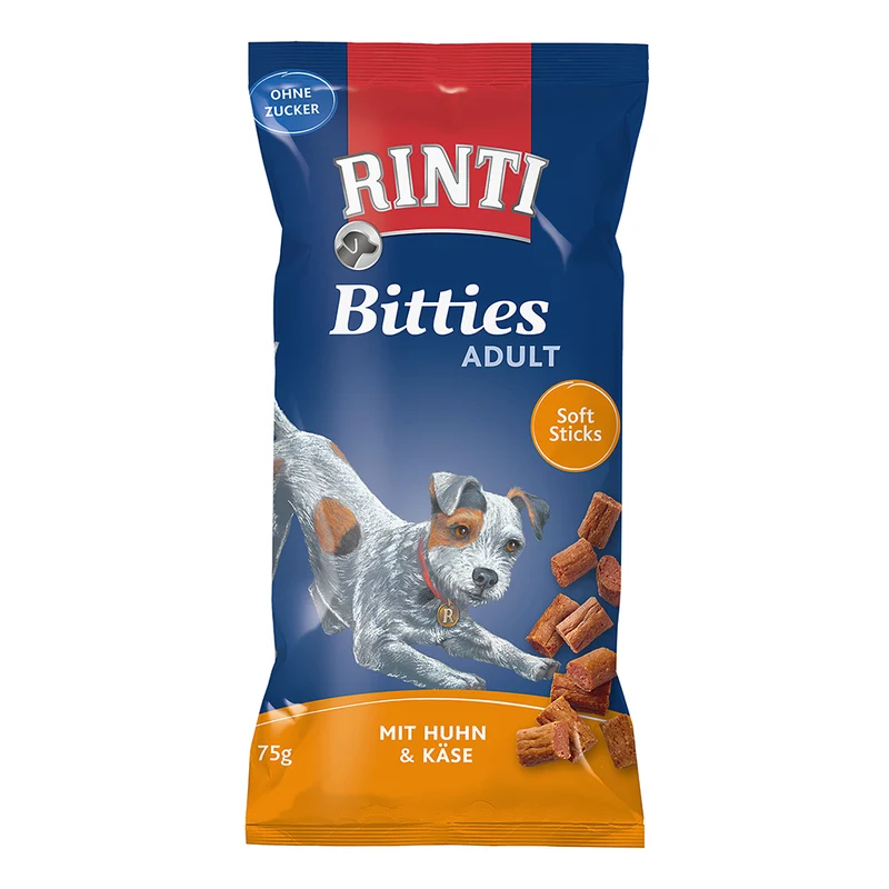 Rinti Bitties Adult Huhn & Käse 75g
