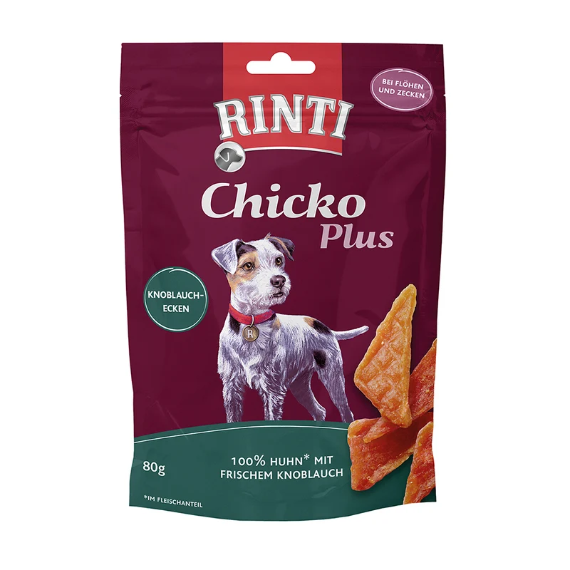 Rinti Chicko Plus Knoblauchecken mit Huhn 80g