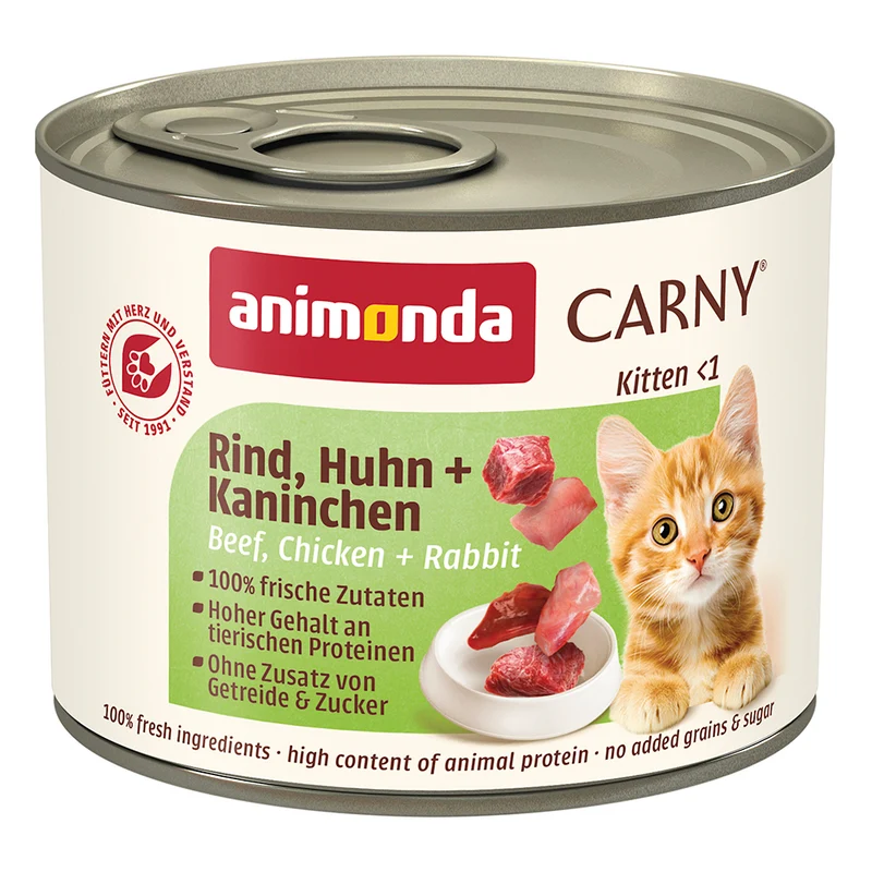 Animonda Carny Kitten Rind & Huhn & Kaninchen