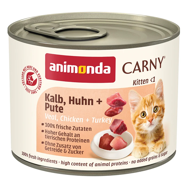 Animonda Carny Kitten Kalb, Huhn & Pute