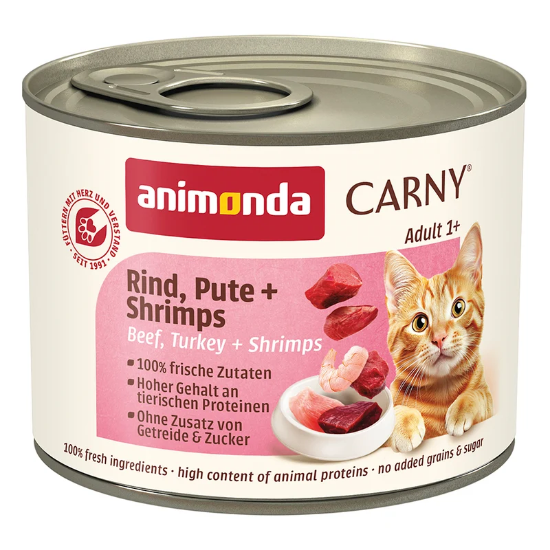 Animonda Carny Adult Rind, Pute + Shrimps