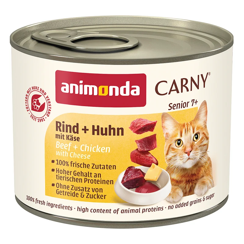 Animonda Carny Senior Rind+Huhn mit Käse