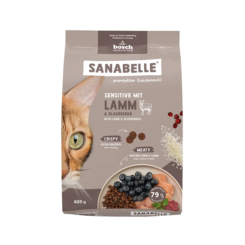 Sanabelle Sensitive mit Lamm & Blaubeeren