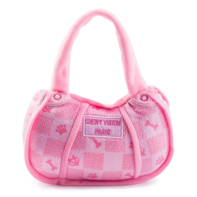 Chewy Vuiton Pink Checker Tasche