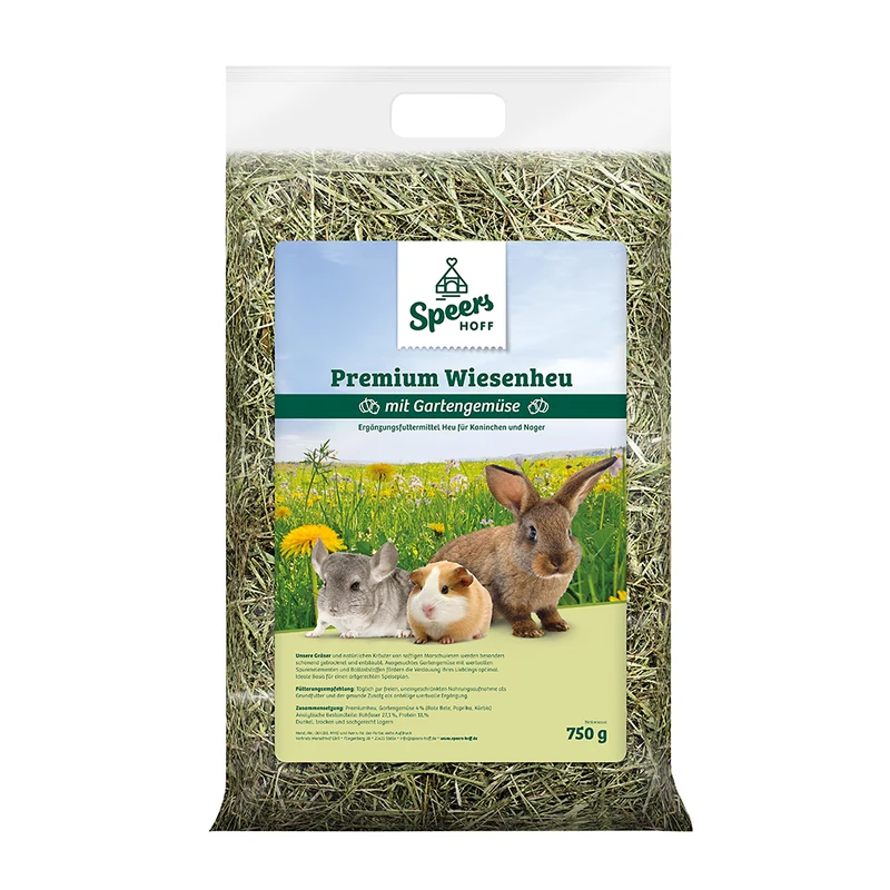 Speers Hoff Premium Wiesenheu mit Gartengemüse 750g