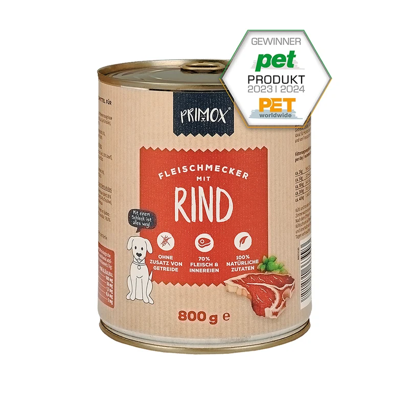Primox Nassfutter mit Rind