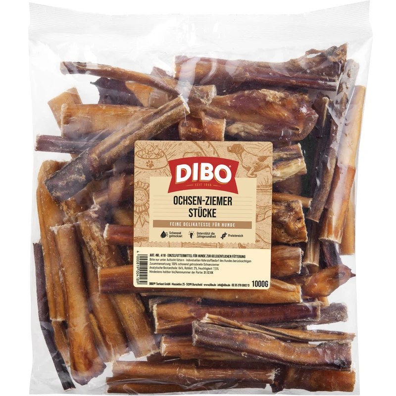 Dibo Ochsenziemer-Stücke 12cm