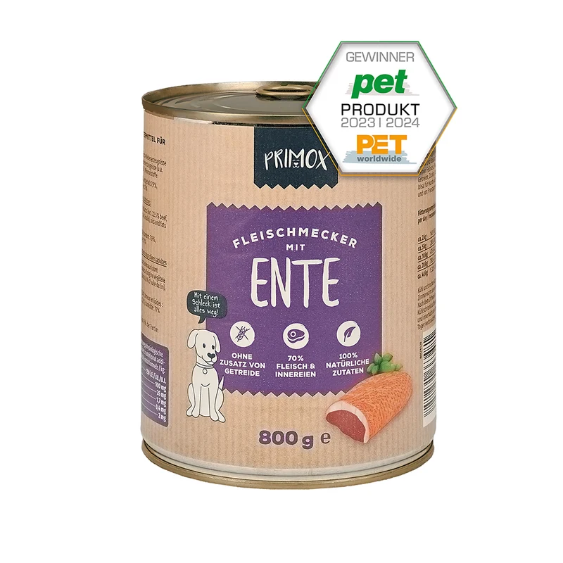 Primox Nassfutter mit Ente