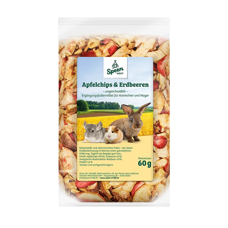 Speers Hoff Apfelchips & Erdbeere, 60g