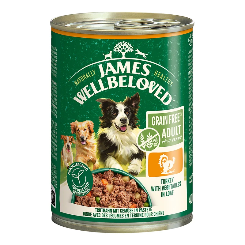 James Wellbeloved Grain Free Truthahn mit Gemüse in Pastete