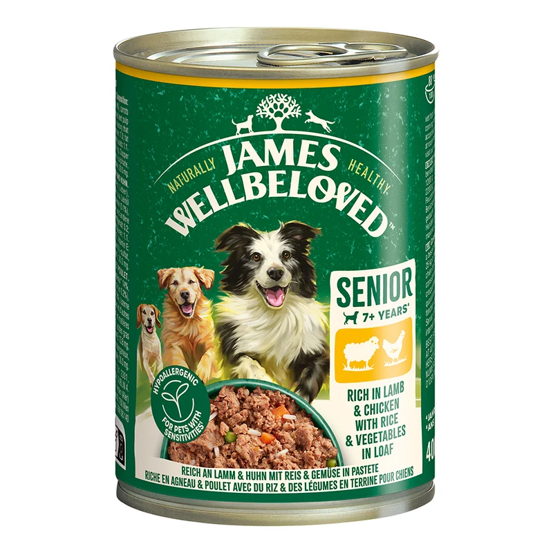 James Wellbeloved Senior Lamm & Huhn mit Reis & Gemüse in Pastete
