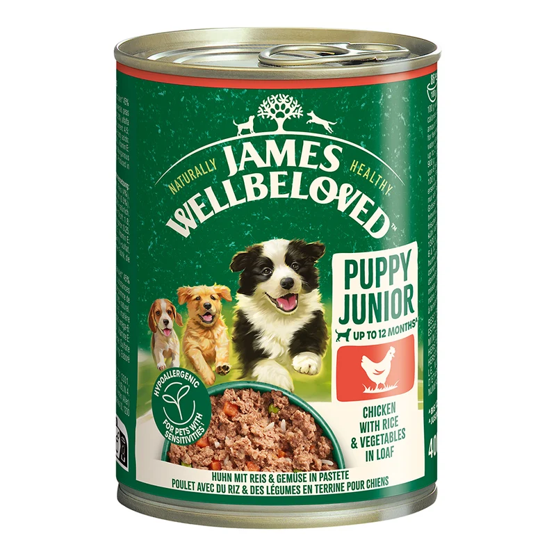 James Wellbeloved Junior Huhn mit Reis & Gemüse in Pastete