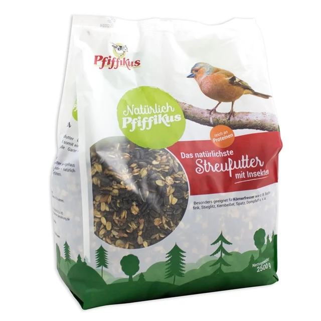 Natürlich Pfiffikus Streufutter mit Insekten
