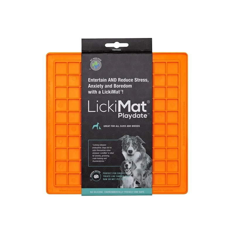 Playdate Schleckmatte Orange