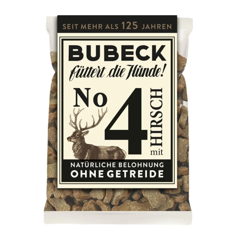 Hundeleckerli No. 4 mit Hirsch