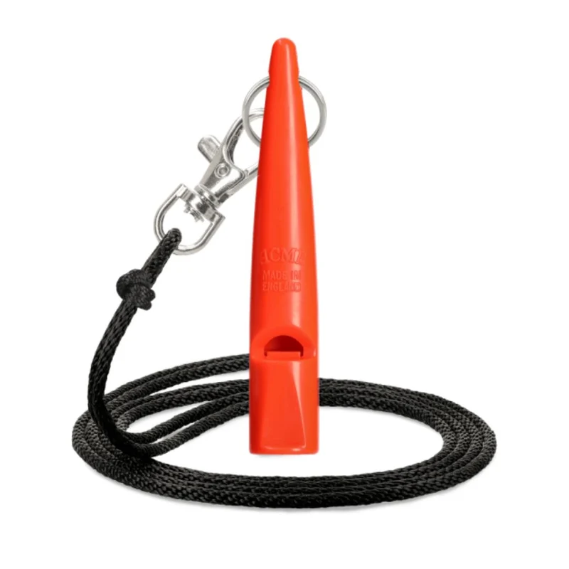 Hundepfeife 210,5 mit Pfeifenband Leuchtorange
