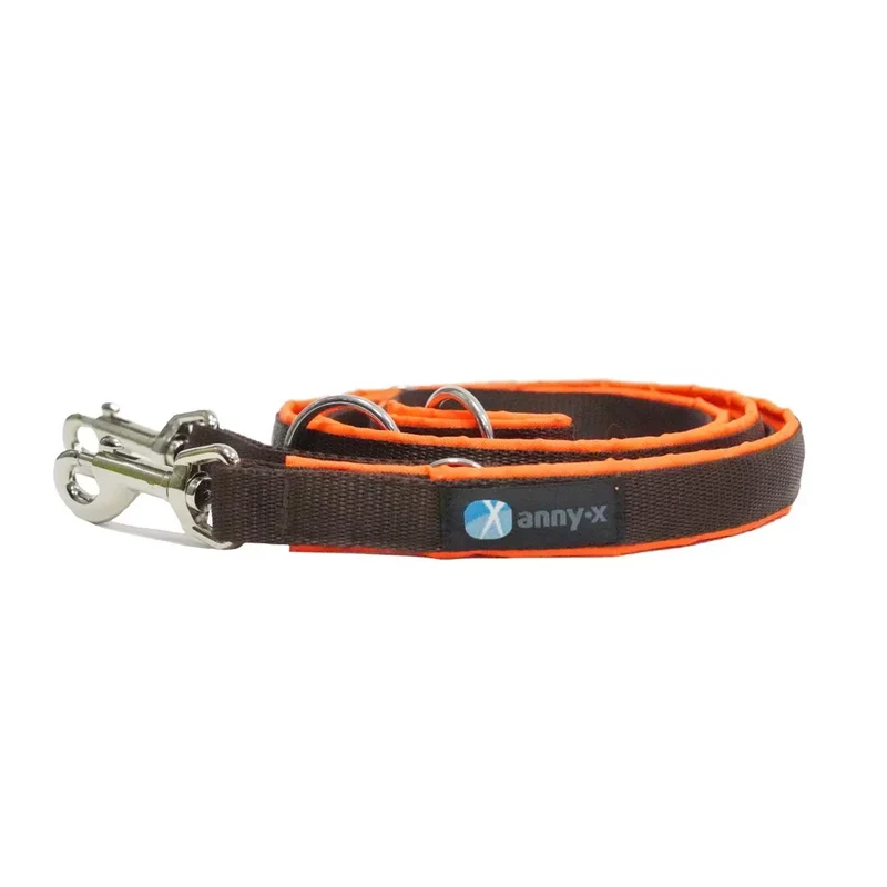 Führleine Classic Bolt Protect Leuchtorange/Braun