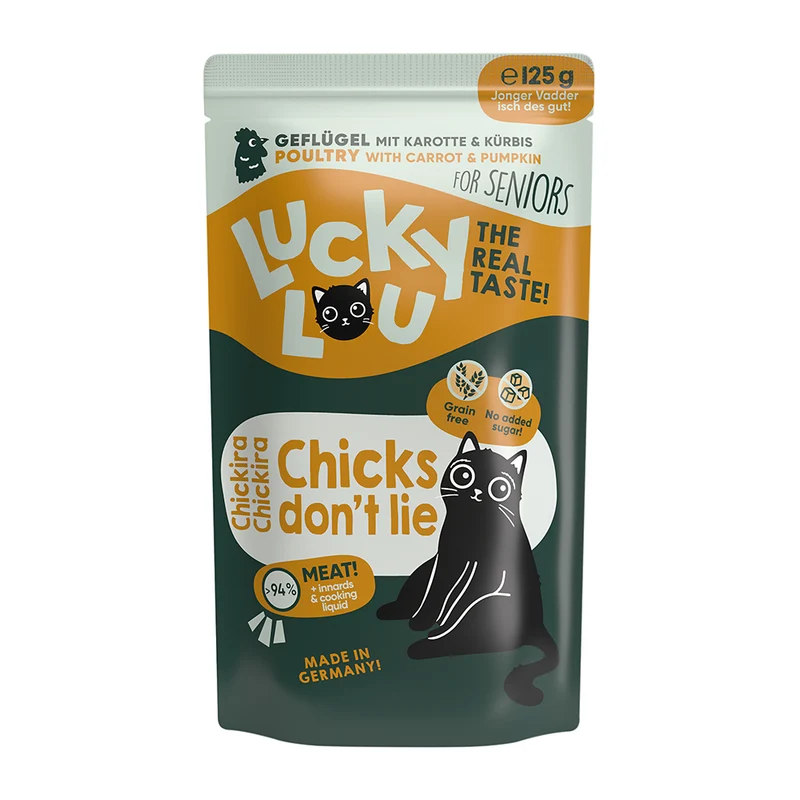 Lucky Lou Senior Geflügel, 125g