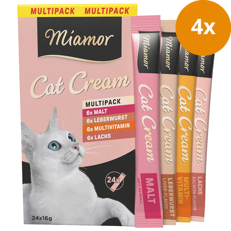 Miamor Snack Cream Vielfalt Multipack 24 x 16 g