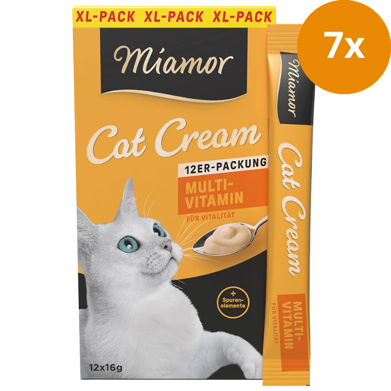 Miamor Snack Cream Multivitamin-Cream XL-Pack 12 x 16 g